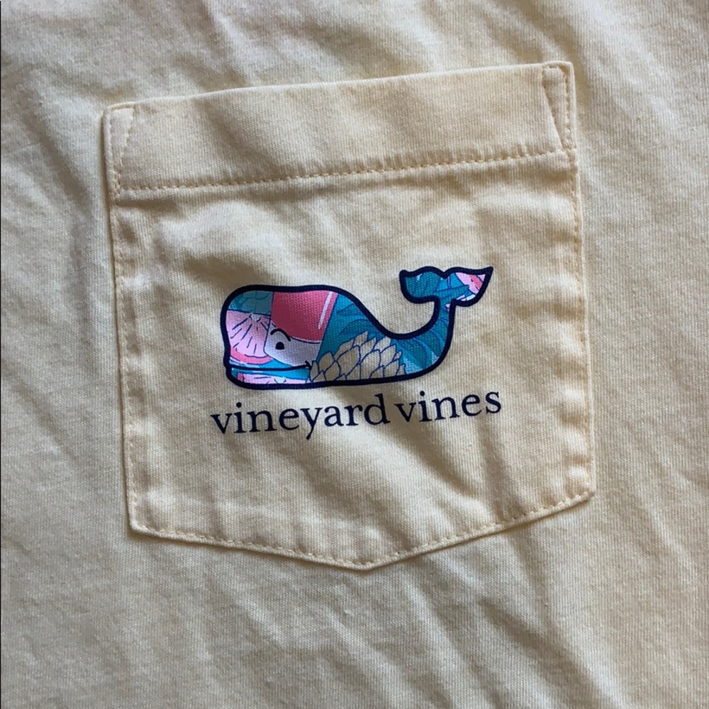 Vineyard Vines yellow short sleeve tee